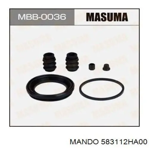 Pinza de freno trasera derecha EX583112HA00 Mando