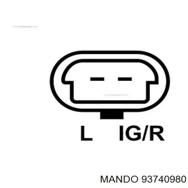 235205 VALEO regulador de rele del generador (rele de carga)