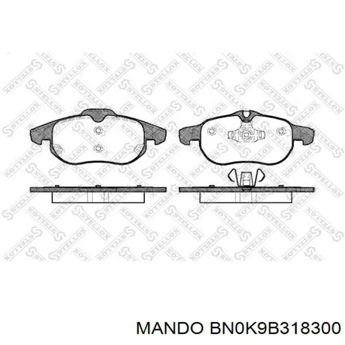 BN0K9B318300 Mando Alternador de coche