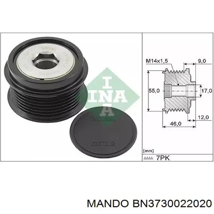 BN3730022020 Mando alternador