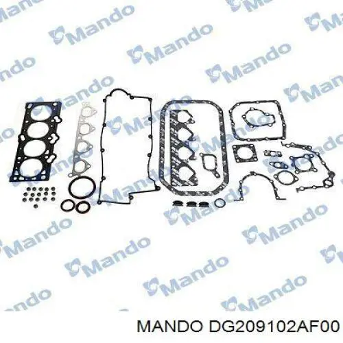 DG209102AF00 Mando juego de juntas de motor, completo