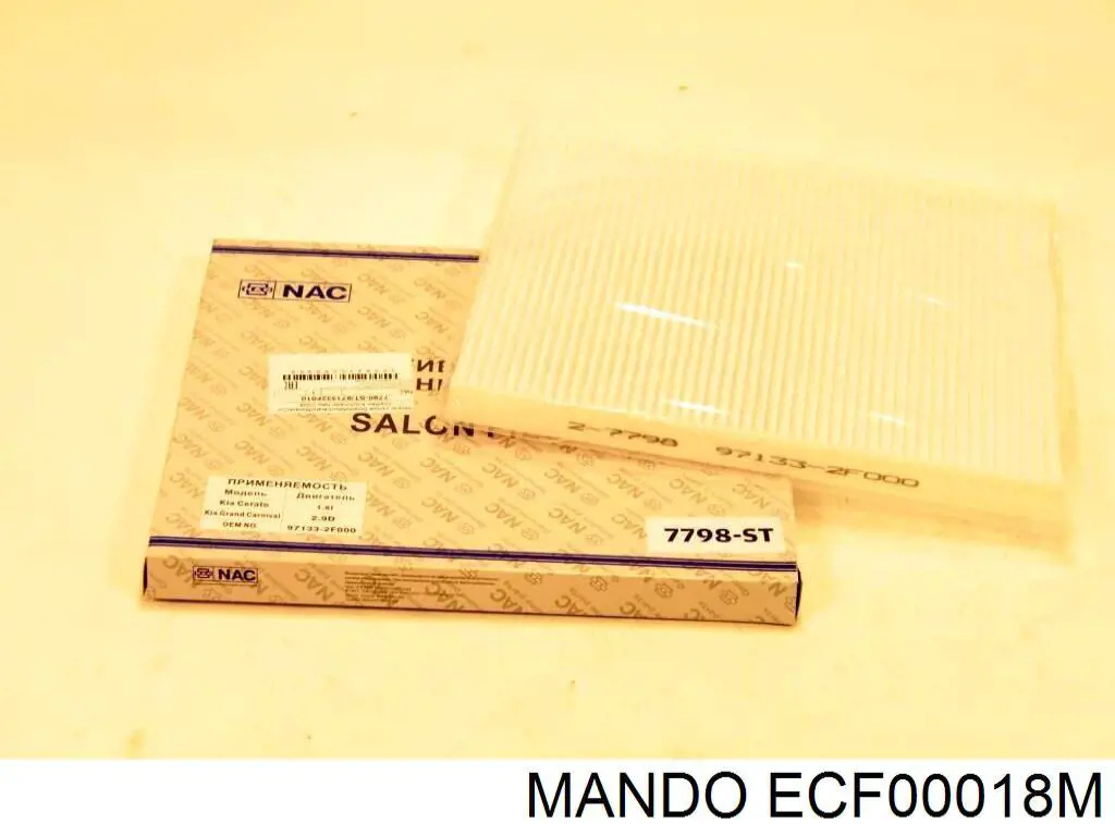 ECF00018M Mando filtro habitáculo