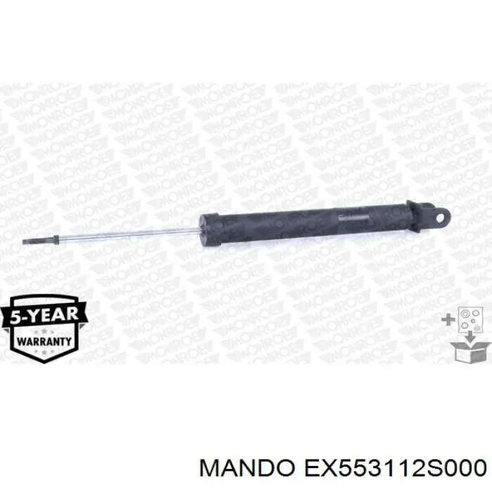 Amortiguador trasero 12650756R Febest