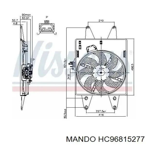 Radiador BM1796 Magneti Marelli