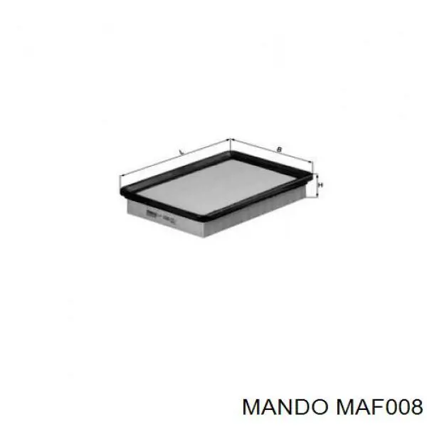 MAF008 Mando Filtro de aire de motor