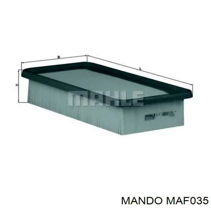 Filtro de aire FA1204 Bremsi