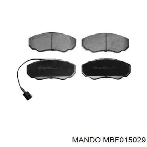 Pastillas de freno delanteras Fiat Ducato 2 230L