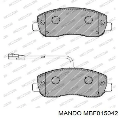 MBF015042 Mando pastillas de freno delanteras