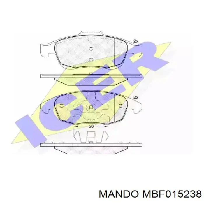 Pastillas de freno delanteras Citroen C4 UA