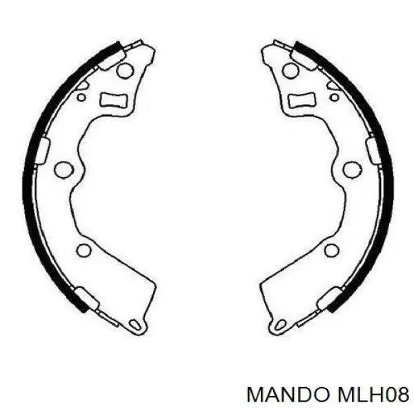 Zapatas de freno de tambor traseras Mando MLH08 precio, desde 16,58 EUR