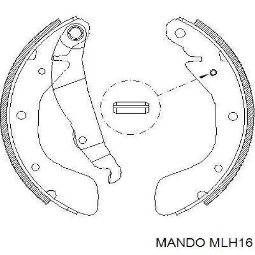Comprar MLH16 Mando Zapatas de freno