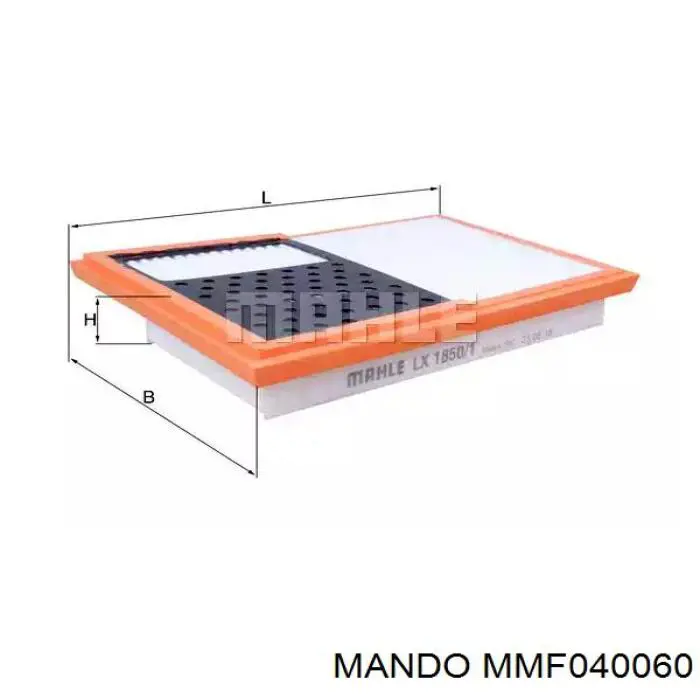Filtro de aceite Mando MMF040060 precio, desde 6,72 EUR