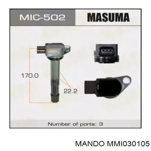 80348 FAE Bobina de ignición