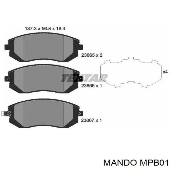 Pastillas de freno delanteras Subaru Impreza 3 GH