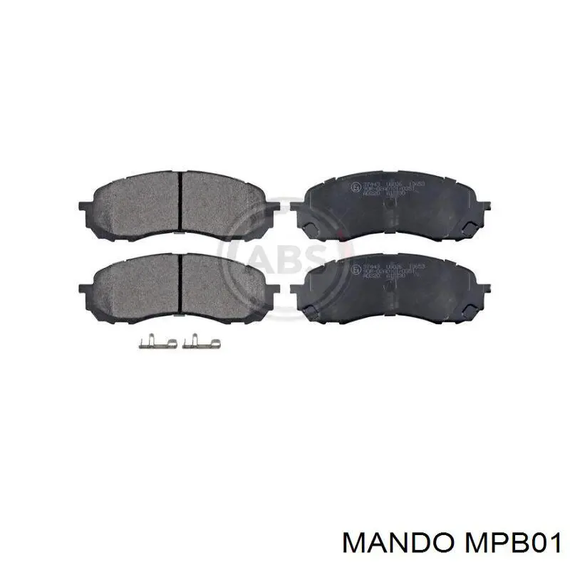 Pastillas de freno MPB01 Mando