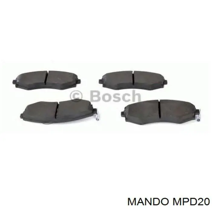 MPD20 Mando Pastillas delanteras