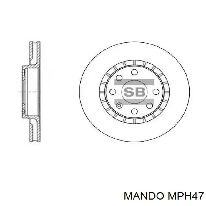 Pastillas freno delanteras Mando MPH47 precio, desde 34,29 EUR