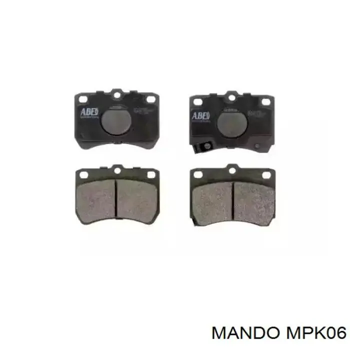 Pastillas freno delanteras Mando MPK06 precio, desde 15,71 EUR