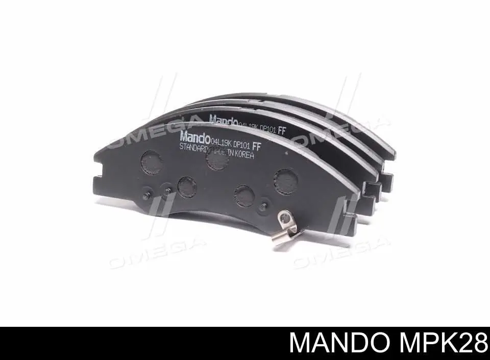 MPK28 Mando pastillas de freno delanteras