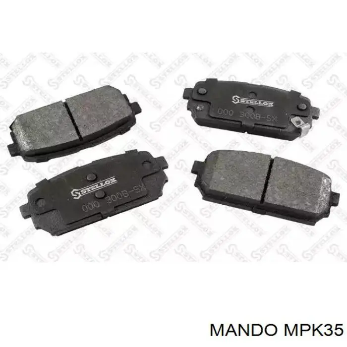 Pastillas traseras de freno Mando MPK35 precio, desde 23,06 EUR