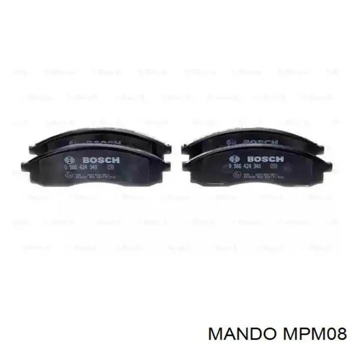 Pastillas de freno traseras MPM08 Mando