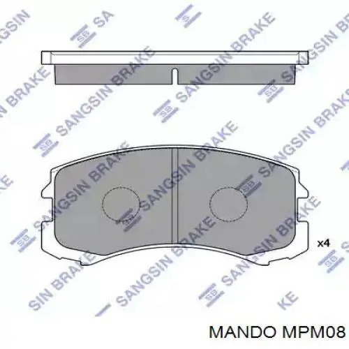 MPM08 Mando Pastillas freno traseras