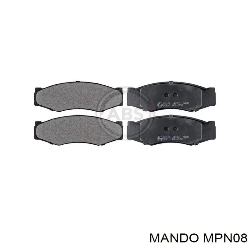 Pastillas de freno MPN08 Mando