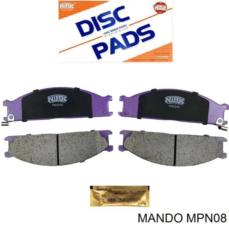 Pastillas de freno delanteras Nissan Terrano 1 WD21