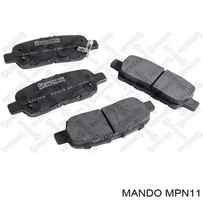 Pastillas de freno delanteras Nissan Navara D40M