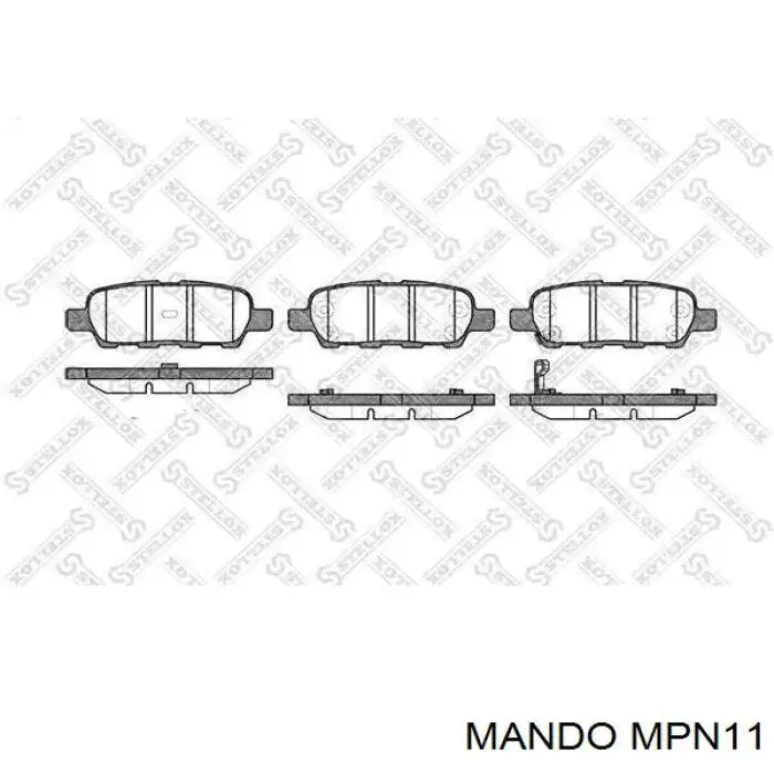 Pastillas de freno delanteras Nissan Navara D40M