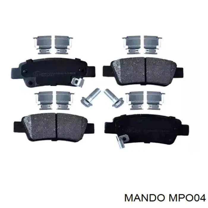 MPO04 Mando Pastillas freno traseras