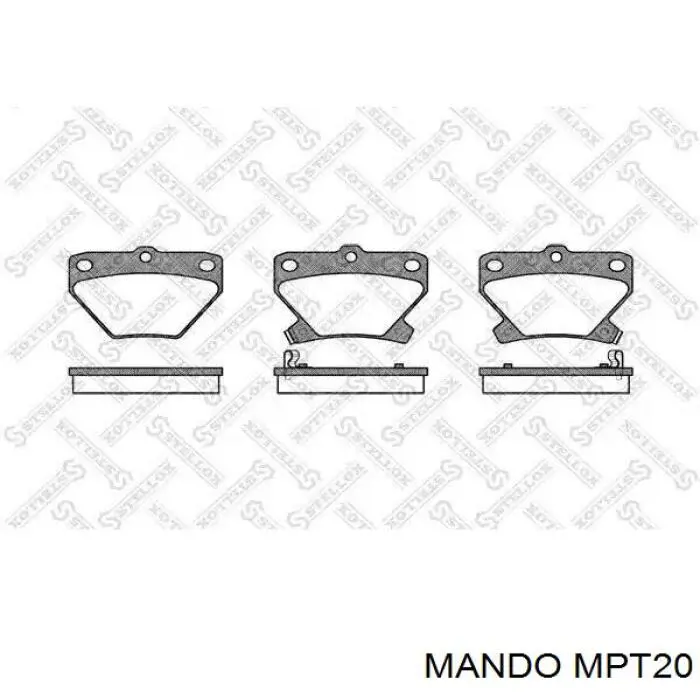 Pastillas traseras de freno Mando MPT20 precio, desde 21,24 EUR