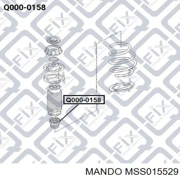 4162A048 Mitsubishi Amortiguadores posteriores