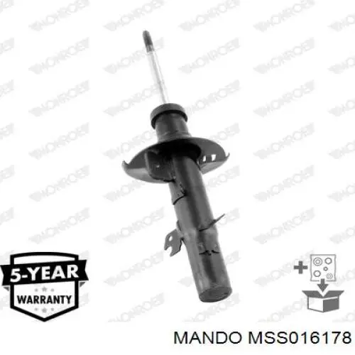Amortiguador delantero izquierdo MSS016178 Mando