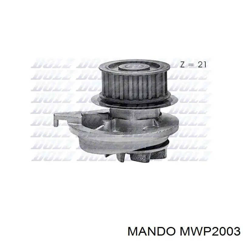 Bomba de agua 92226211 General Motors