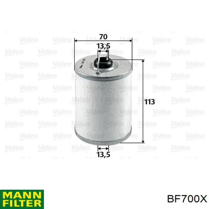 EFF102 Comline filtro combustible