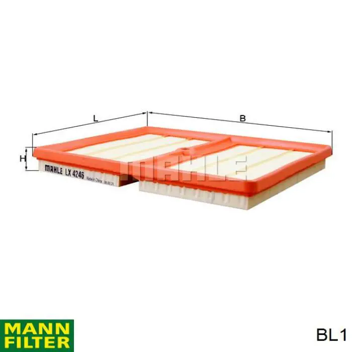 Tapa de la carcasa del filtro de combustible Mann-Filter BL1 precio, desde 39,98 EUR