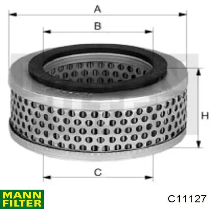 C11127 Mann-Filter filtro de aire