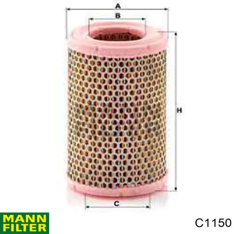 El filtro de aire Mann-Filter C1150 precio, desde 4,19 EUR