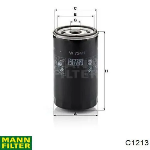 Filtro aire Mann-Filter C1213