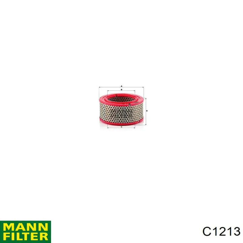 Filtro de aire C1213 Mann-Filter