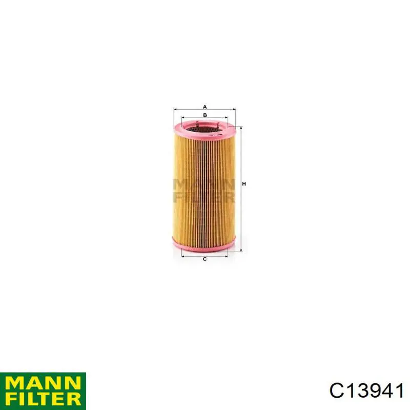 C13941 Mann-Filter filtro de aire