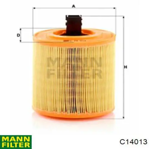 C14013 Mann-Filter filtro de aire