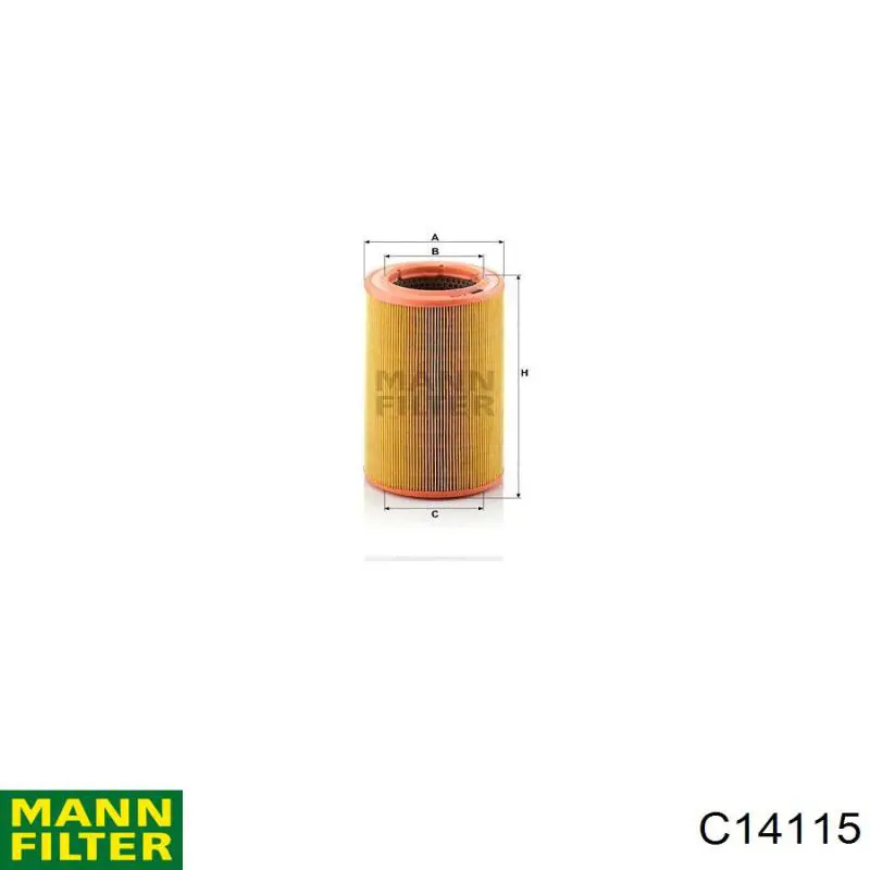 El filtro de aire Mann-Filter C14115 precio, desde 11,86 EUR