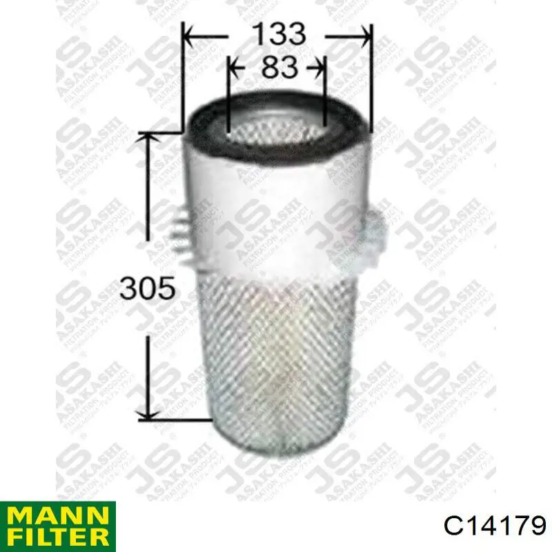 El filtro de aire Mann-Filter C14179 precio, desde 11,57 EUR