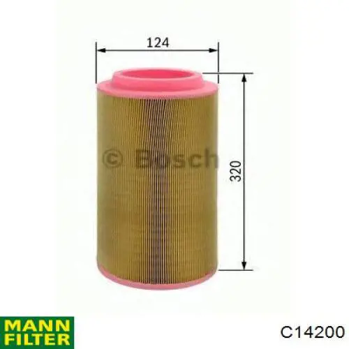 Comprar C14200 Mann-Filter Filtro de aire