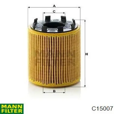 Filtro de aire C15007 Mann-Filter