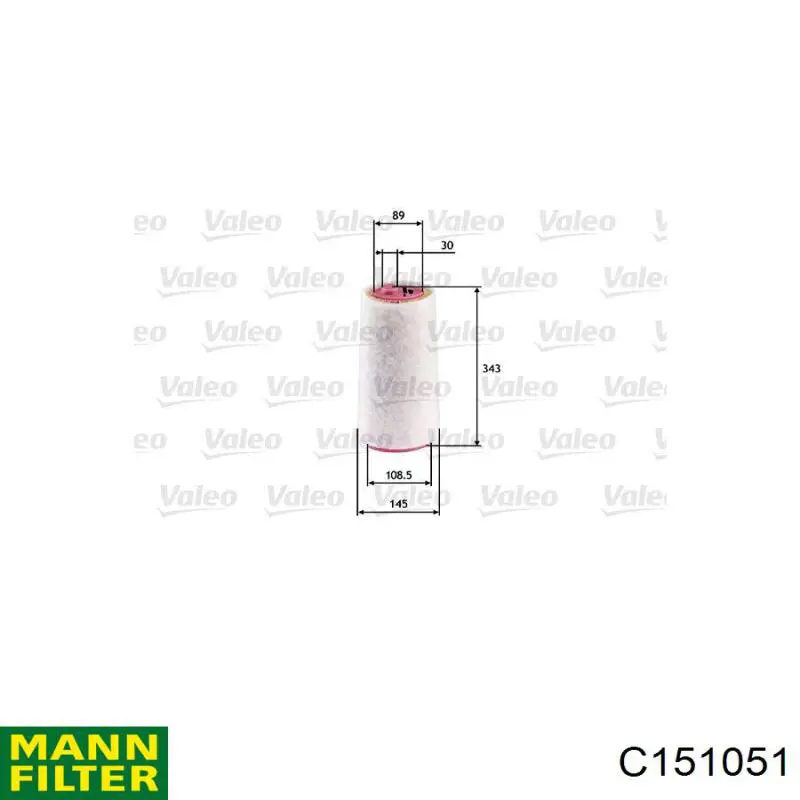 Filtro aire Mann-Filter C151051