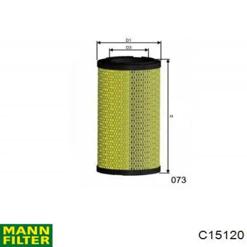 Comprar C15120 Mann-Filter Filtro de aire