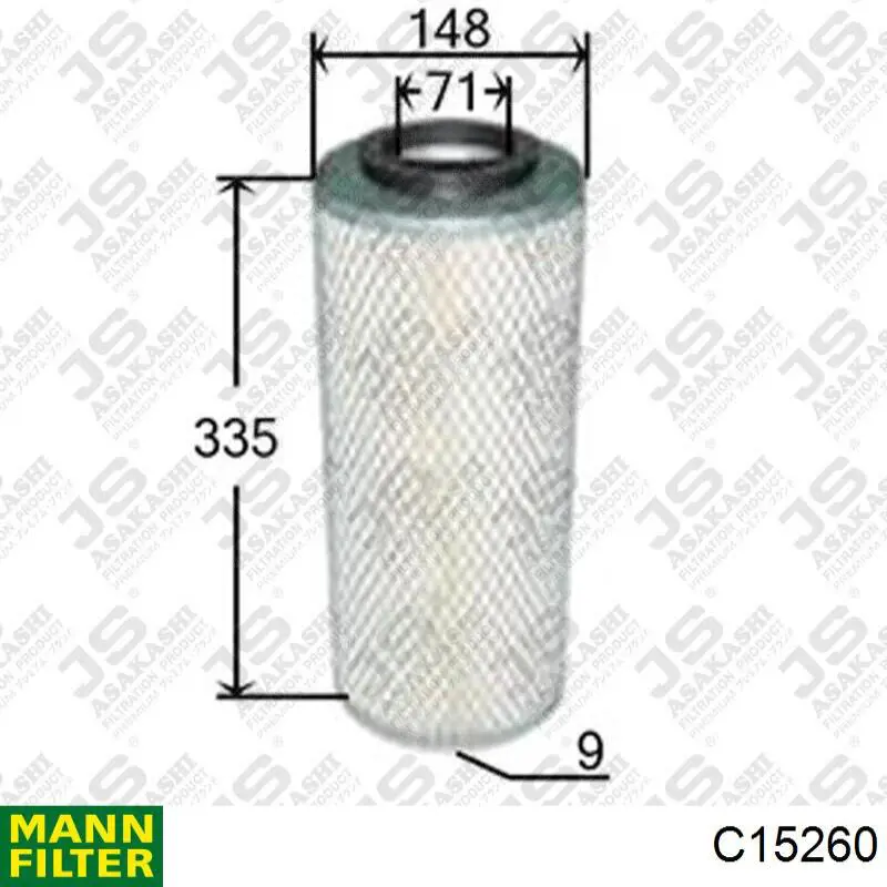 El filtro de aire Peugeot/Citroen 101145 precio, desde 20,62 EUR